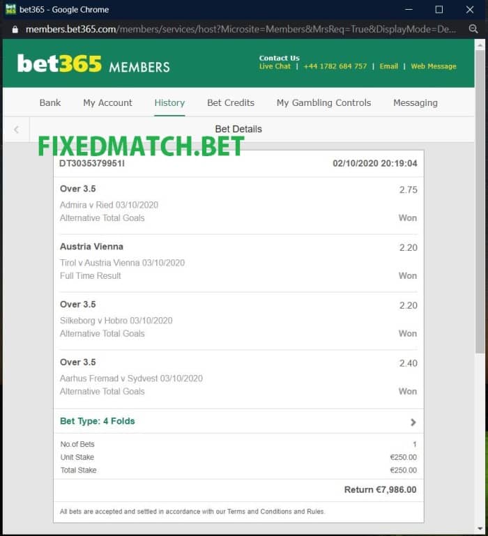 fixed betting matches tips