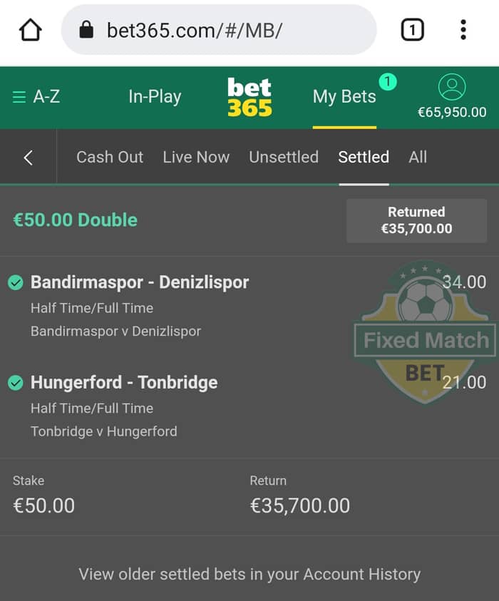 Daily Fixed Match 100% Sure Betting
