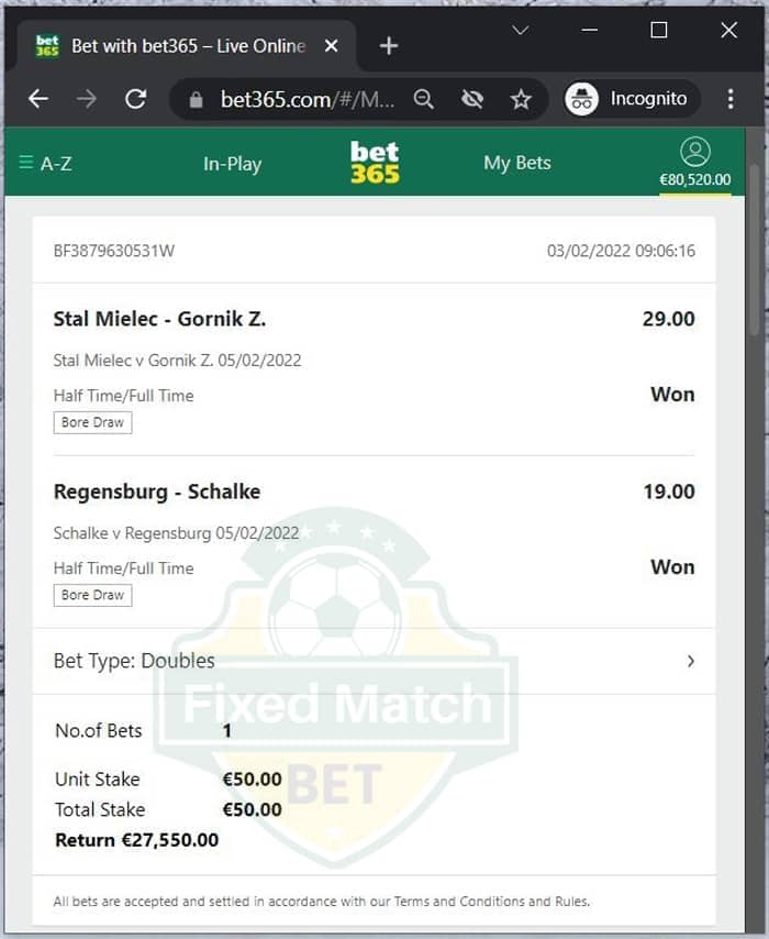 Safe Fixed Bets Big Odds Weekend