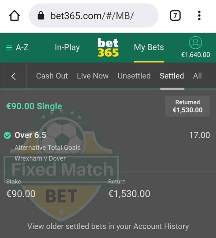 mighty fixed matches football