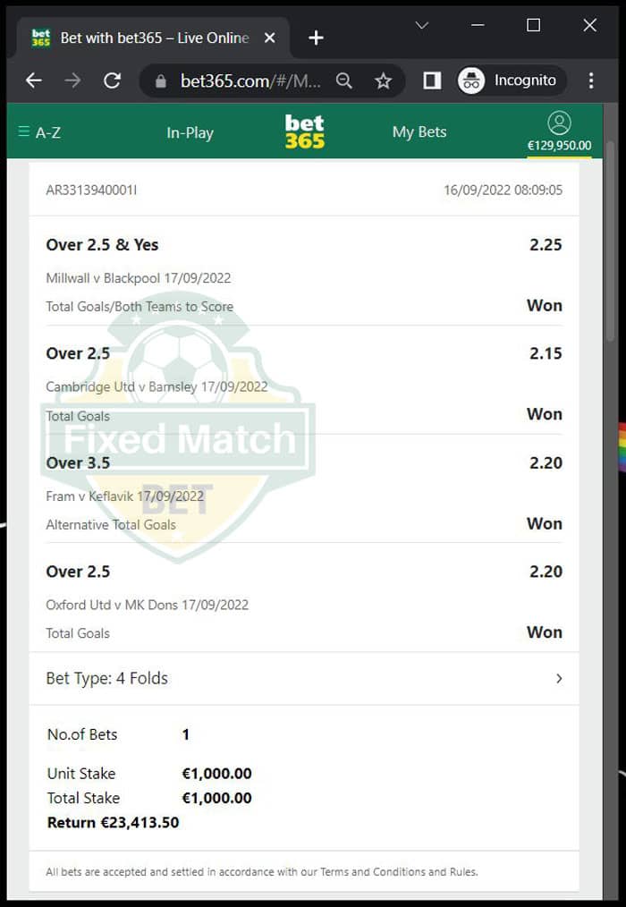 multiple betting fixed matches tips 1x2