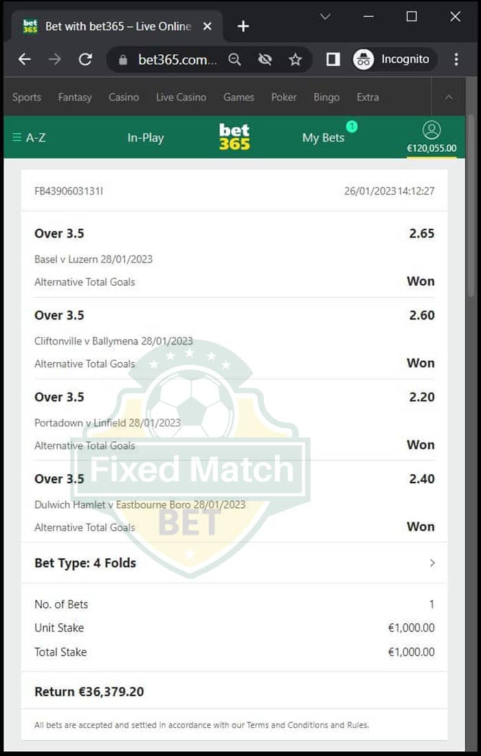betting fixed odds matches weekend