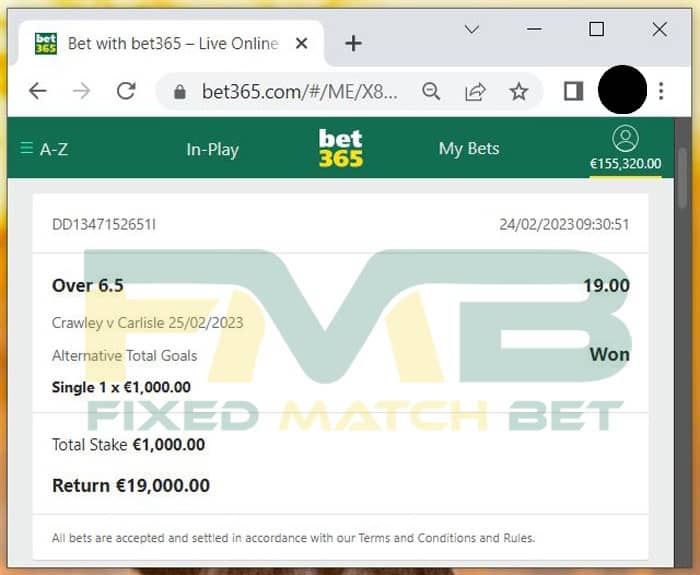 over goals fixed betting matches tips