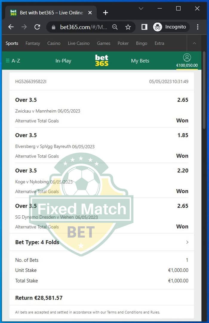 vip fixed matches 1x2 tips