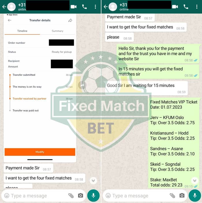 Bet Odds Fixed Matches Correct Score
