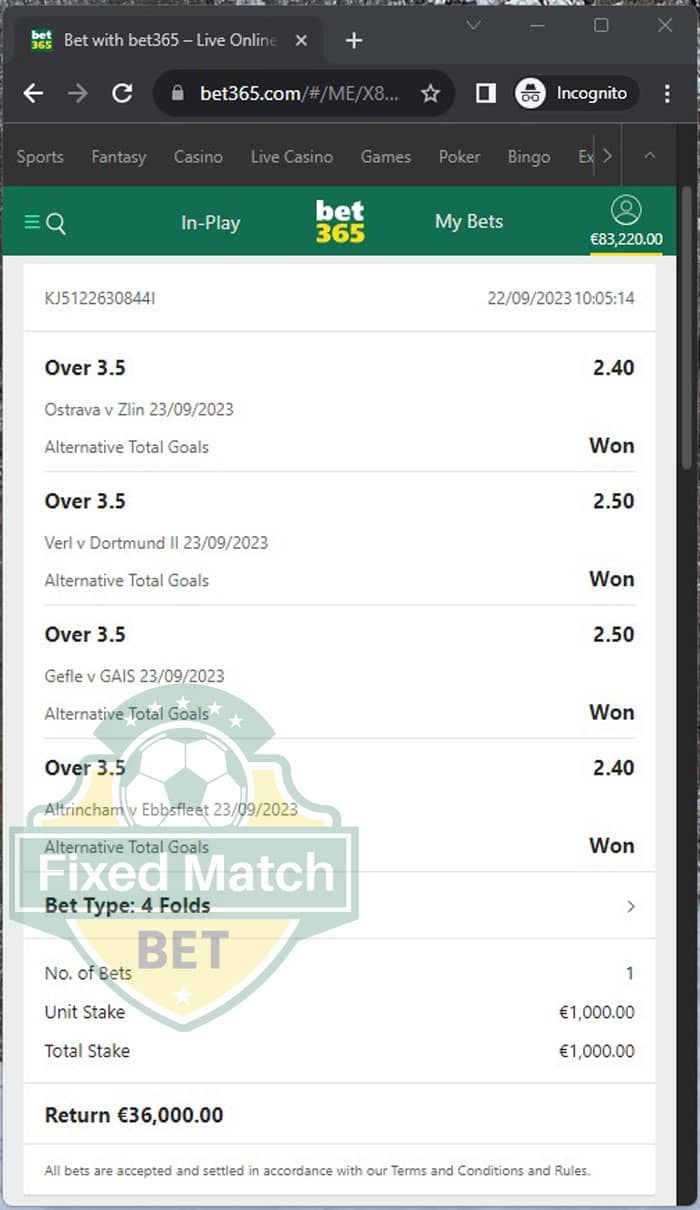 bet odds combo fixed matches Saturday