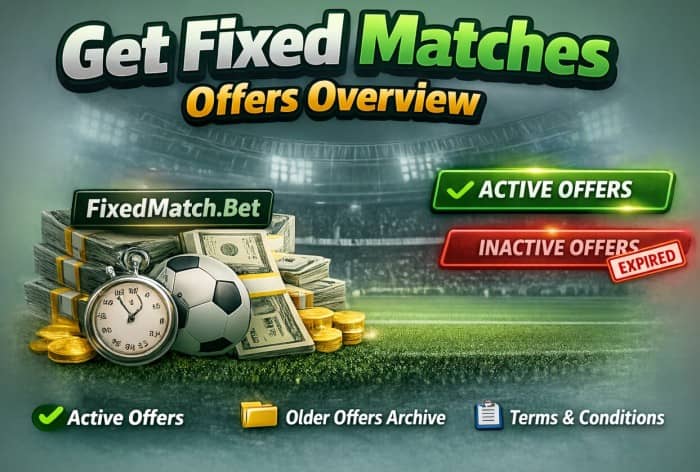 Get Fixed Matches 2026