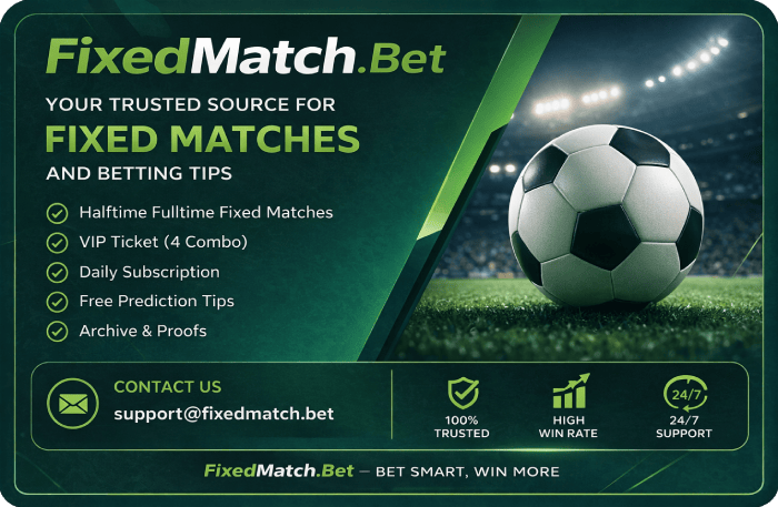 Info Fixed Matches 2026