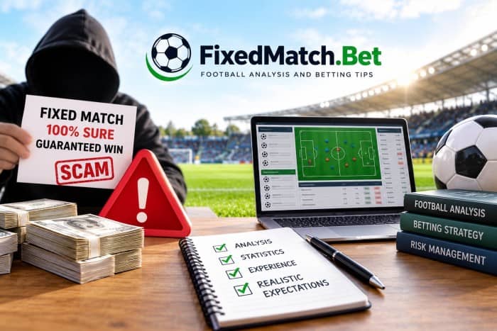 Fixed Matches Scam vs Our Legitimate Football Analysis Fixed Matches Scam vs Our Legitimate Football Analysis